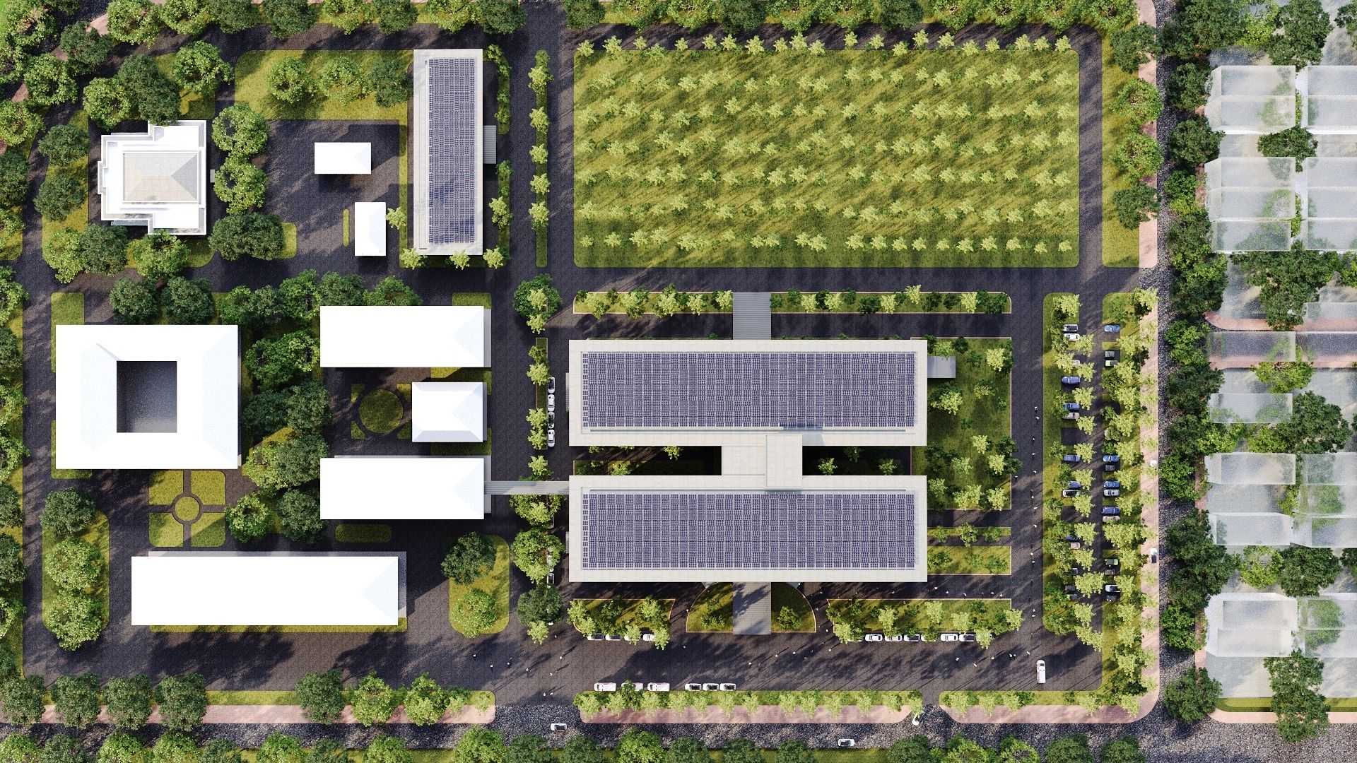 Mặt bằng tổng thể khu cải tạo và xây mới